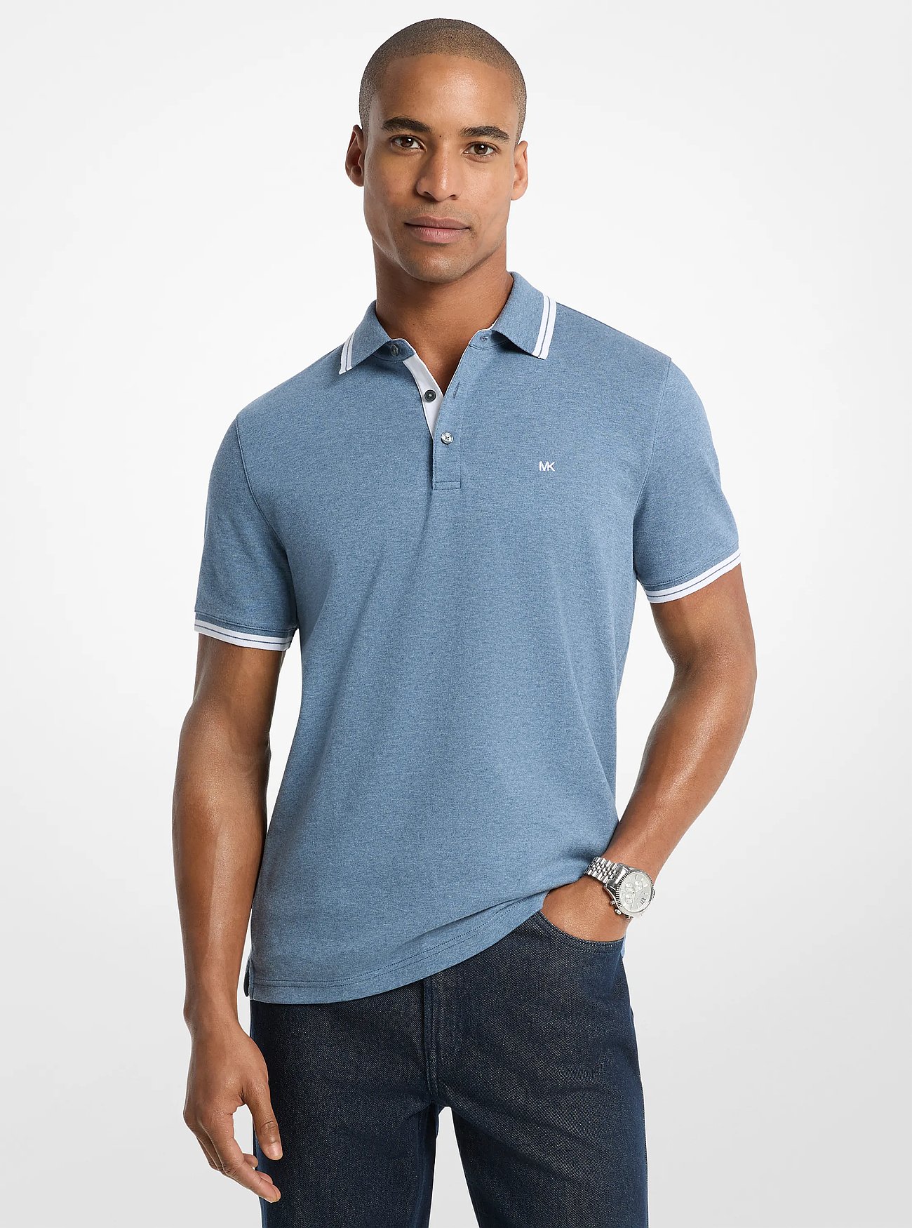 Greenwich Cotton Polo Shirt de Michael Kors